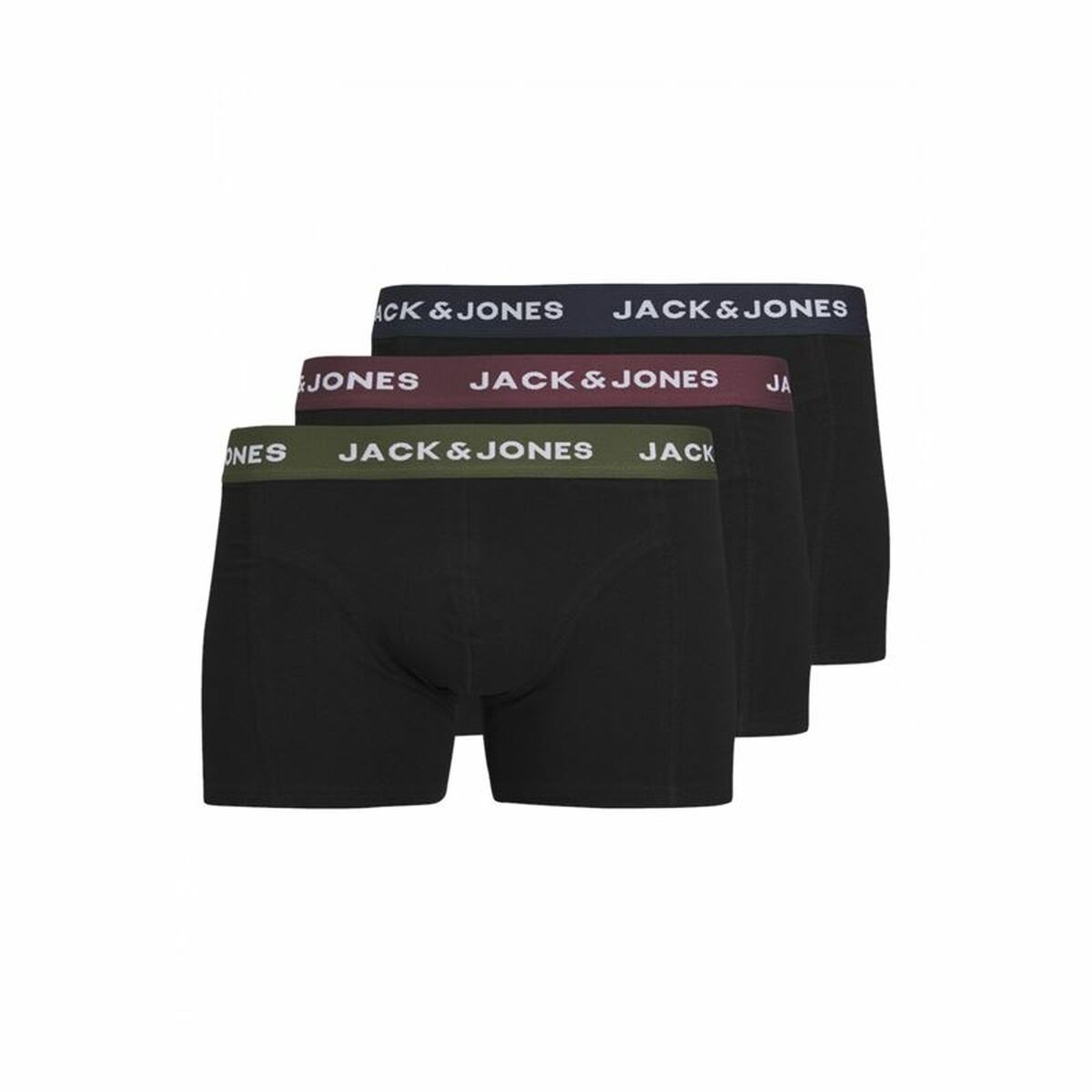 Pánské boxerky Jack & Jones Jacaron Solid Trunks Černý